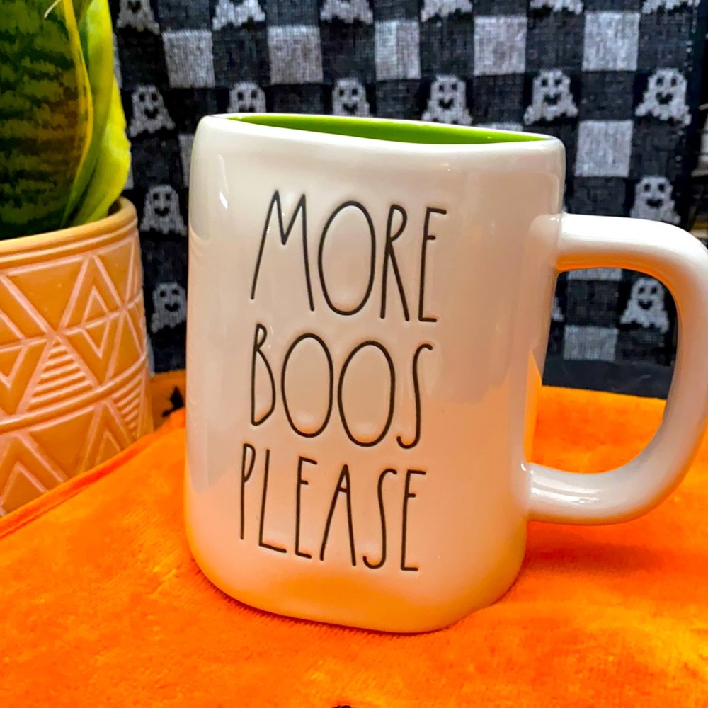 New! “More Boos Please” Rae Dunn mug